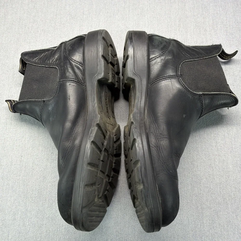 Blundstone Originals Chelsea Boots Black Leather Men's Size US 11